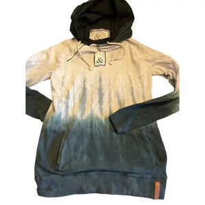 AMPERSAND NEW tye dye hoodie sweatshirt size Small S